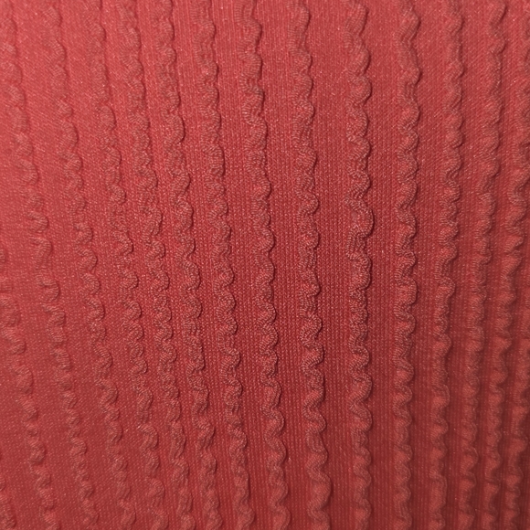 Old Navy Coral Tropics Ribbed High-Waist Hi-Coverage Bikini Set Size M - Picture 5 of 16